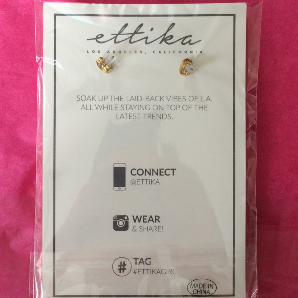 NIB Ettika Tassel Earrings - Picture 3 of 3